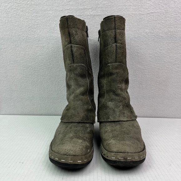 Merrell Drizzle Mid Calf Boots Gray Suede Size:8 Waterproof - Picture 8 of 15